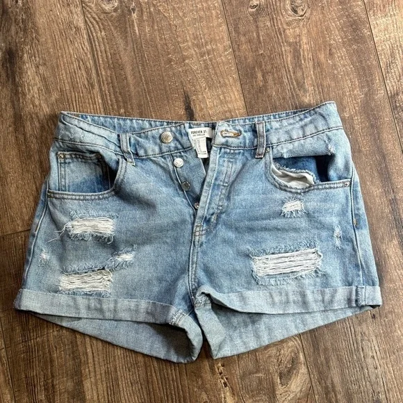 Forever 21 Jean Shorts Women's Size 27 - Picture 1 of 10